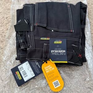 Blaklader Functional Workwear Black Cargo Pants - Heavy Duty